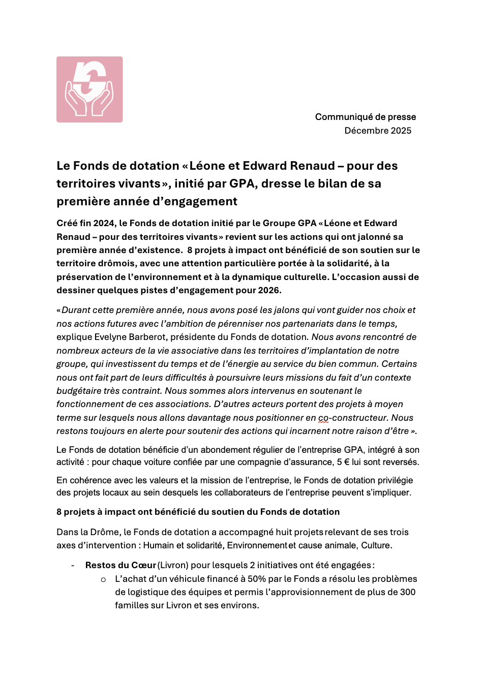 CP Décembre FDD